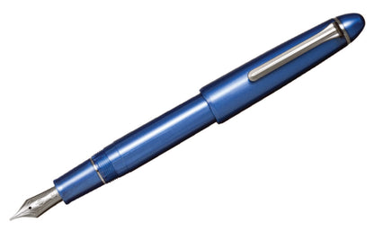 1911 Series Large Ringless Metallic Blue Fountain Pen (21K Nib)