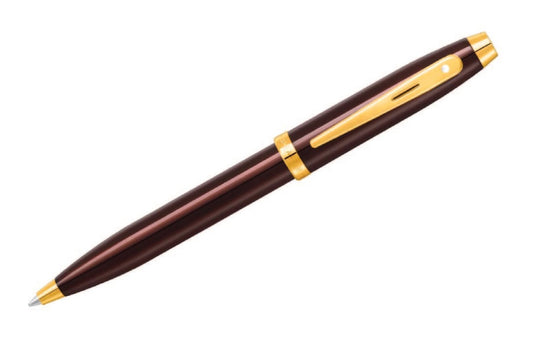 Gift Collection 100 Metallic Brown PVD Gold trim Ballpoint Pen