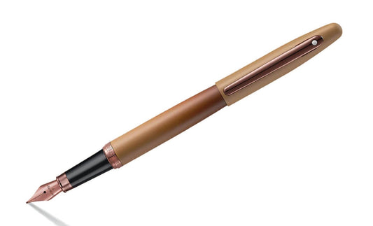 Sheaffer® VFM Coffee Edition Matt Brown Fountain Pen with Regal Brown PVD Trims