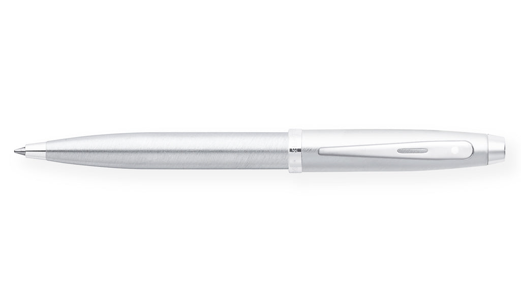 Gift Collection 100 Brushed Chrome with Nickel Plate Trim Ballpoint Pen