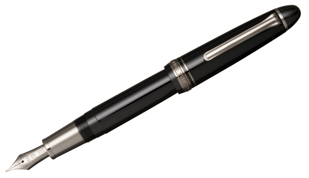 1911 Series Large Black Luster, PVD Fountain Pen (21K Nib)