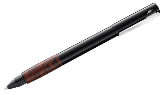 Accent - Brilliant Lacquer Rollerball Pen (Grip Section: Briar Wood)