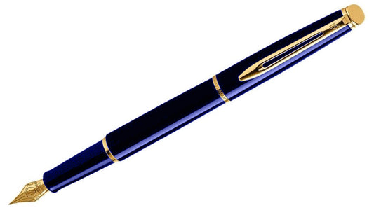 Hemisphere Blue Lacquer Fountain Pen