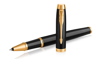 IM - Black With Gold Trim Rollerball Pen