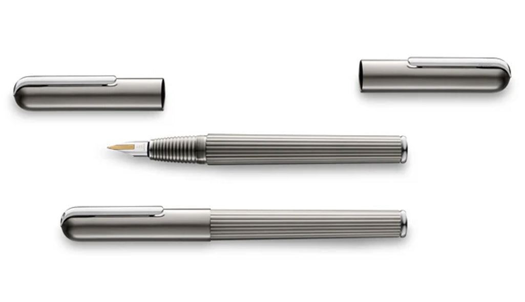 Imporium Titanium/Platinum Fountain Pen