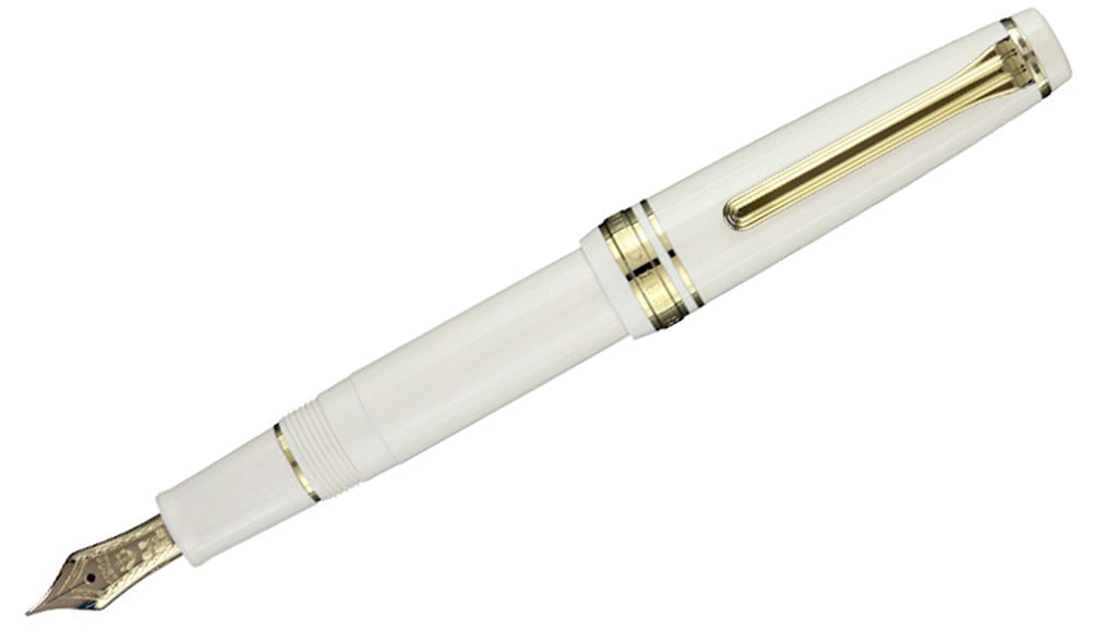 Professional Gear Mini [BENI WHITE] - 14K Gold Nib