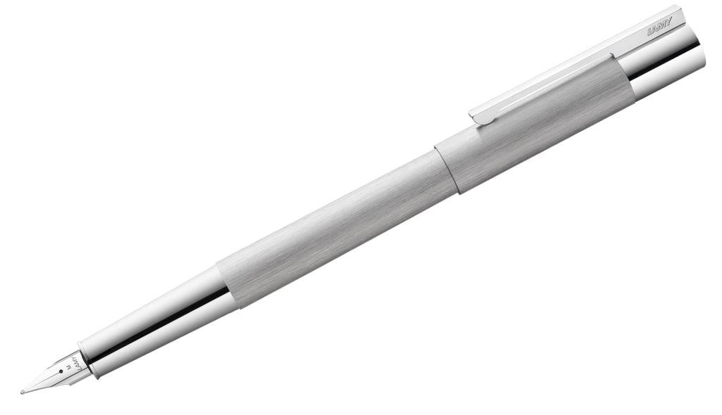 Scala Brushed Steel Fountain Pen