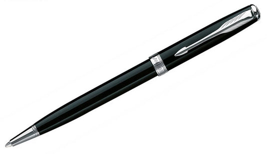 Sonnet - Black Lacquer Chrome Trim Ballpoint Pen