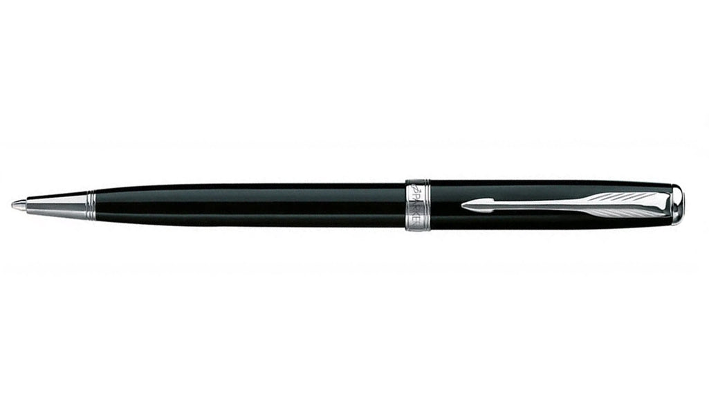 Sonnet - Black Lacquer Chrome Trim Ballpoint Pen