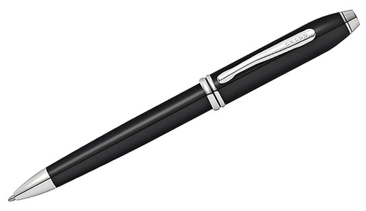 Townsend Black Lacquer with Rhodium Trim Ballpoint pen