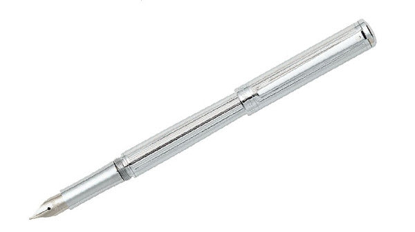 Sheaffer Intensity Fluted Chrome Fountain Pen